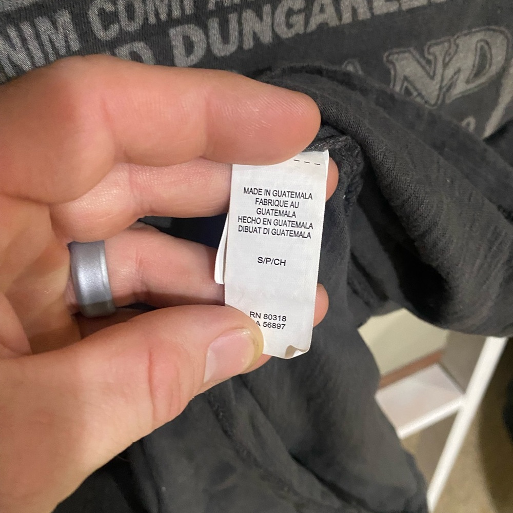 Lucky Brand Men's Charcoal Graphic Tee- Small-82 - Picture 3 of 3
